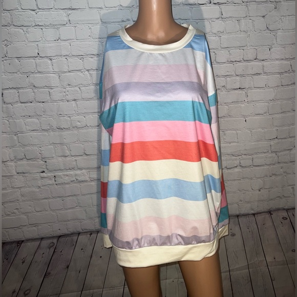 Other - Multicolor Striped sweatshirt size M